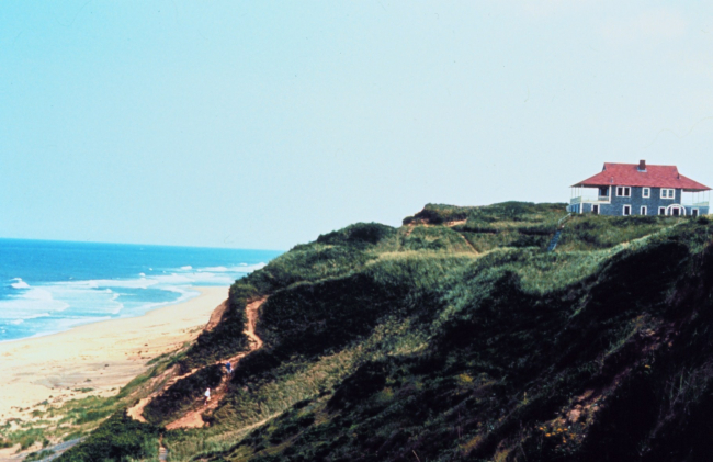 A deserted beach