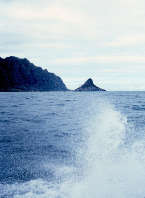 North end of Kaneohe Bay - Mokolii Island or Chinaman's Hat