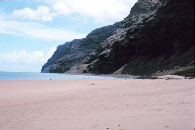 A beach on Kauai coast