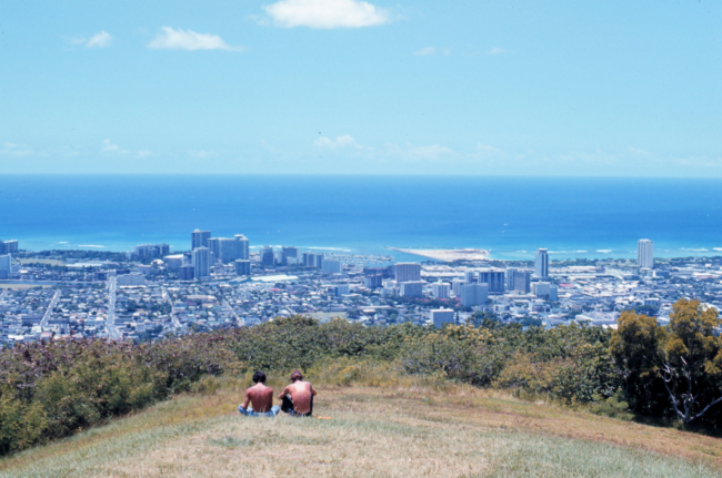 View of Honolulu from St