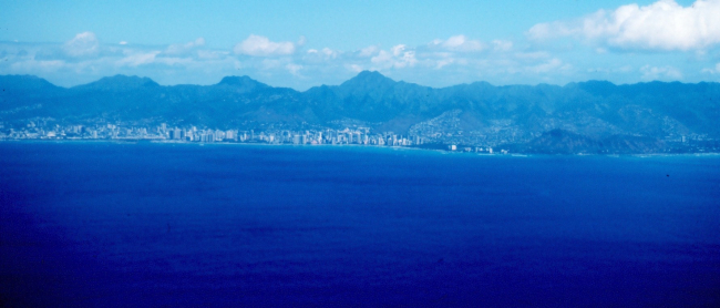 Honolulu from the air