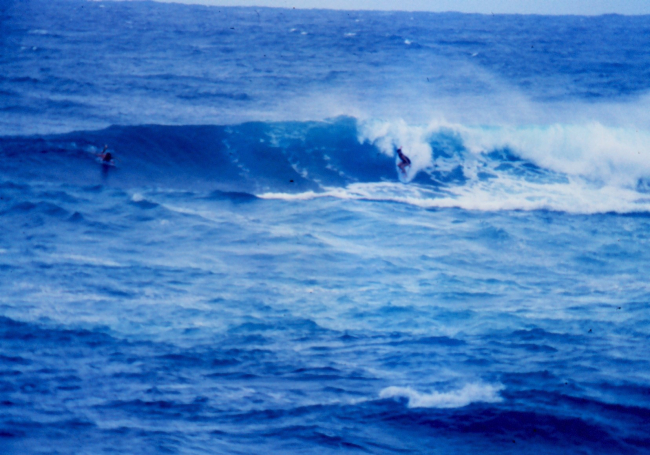 Surfing on the North Shore