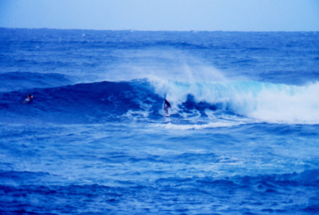 Surfing on the North Shore