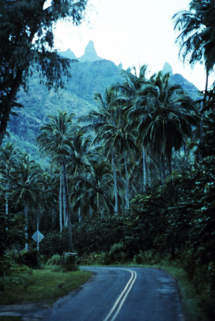 Kauai needle-like mountain peaks