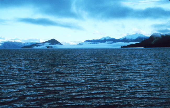 Approaching the Revillagigedo Channel from British Columbia on the RAINIER