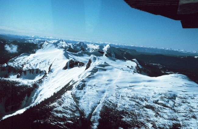 Mountain scenery enroute from Petersburg to Juneau