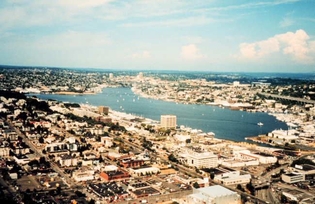 Lake Union from the Space Needle