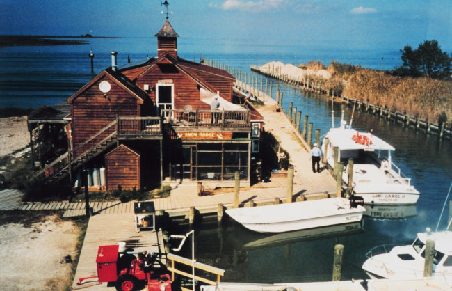 The harbor at Port Isobel