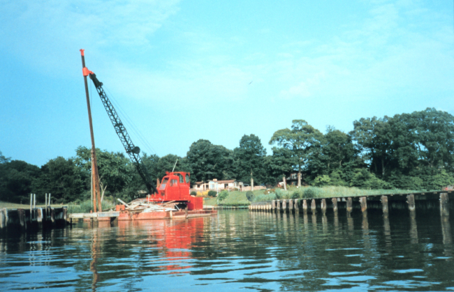 Further loss of natural shoreline occurs as new boat ramps are constructed