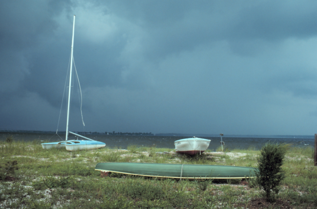 A storm building over the Patuxent River