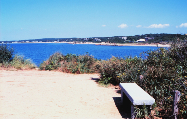 Looking at Buzzards Bay from The Knob, Woods Hole