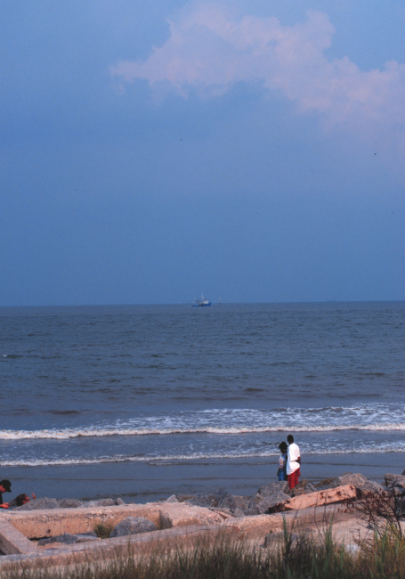 Strolling on the beach