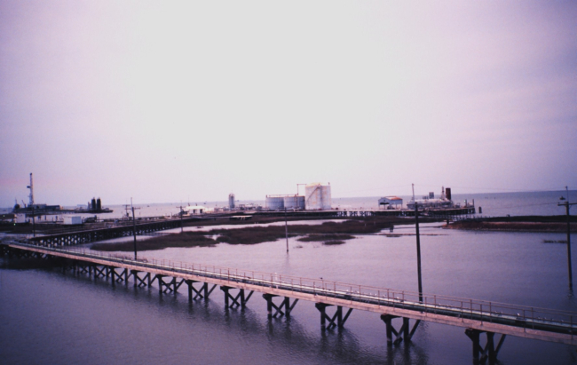 Greenhill Petroleum facility on East Timbalier Island