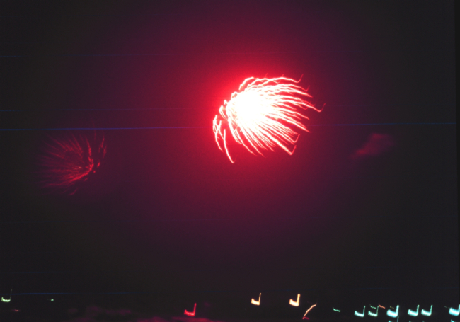 4th of July fireworks at Gloucester