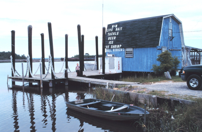 M&M; Live Bait Store features tackle, live bait, and refreshments for therecreational fisherman