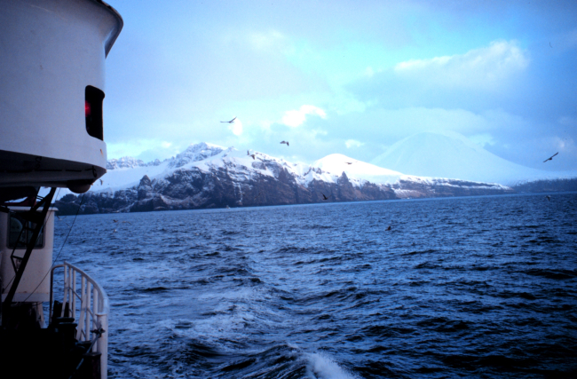 The ironbound shores of the Aleutians