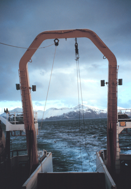 Winter cruising in the Aleutian Islands