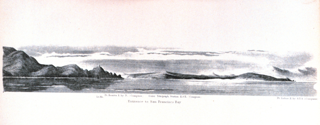 The entrance to San Francisco Bay