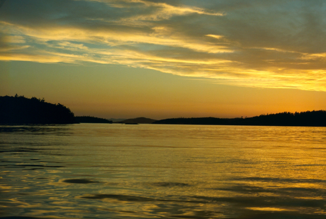 San Juan Islands sunset