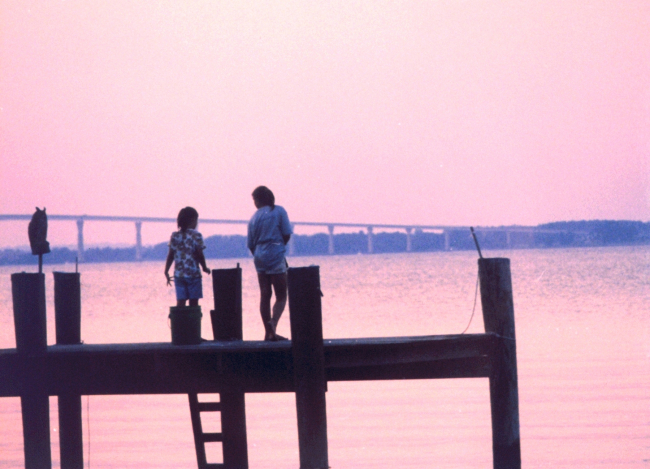 Sunset on the pier