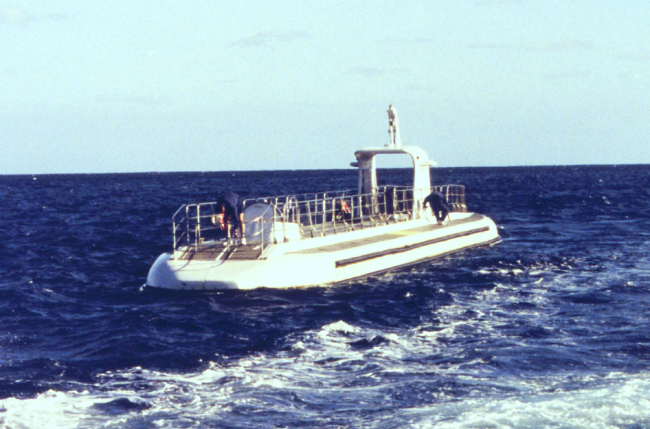 A tourist submarine