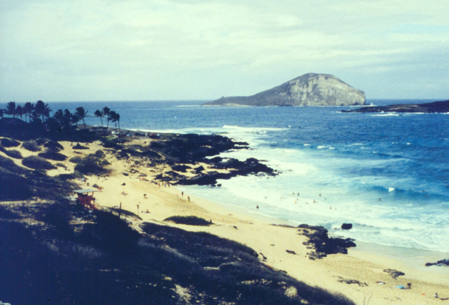 Commonly called Rabbit Island because of its shape offshore of Waimanalo Bay