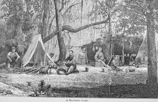A Hunter's Camp - in Florida for Tourists, Invalids, and Settlers by George M