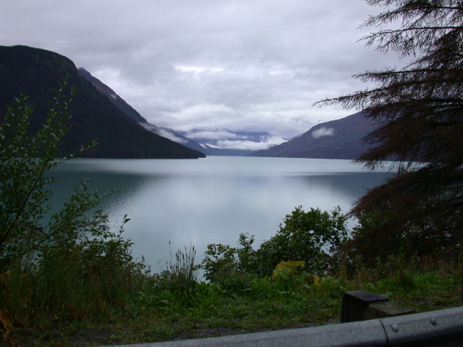 Turnagain Arm area between Anchorage and Seward