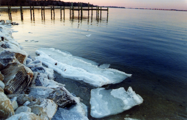 Patuxent River version of icebergs