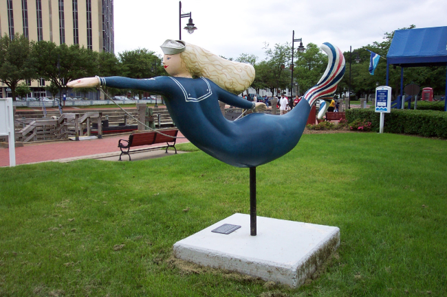 A Portsmouth sailor mermaid