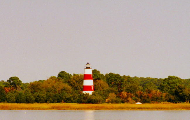 Sapelo Island Lighthouse from Doboy Sound