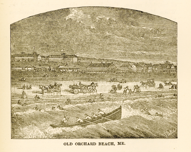 Old Orchard Beach as seen in The History of Maine by John C