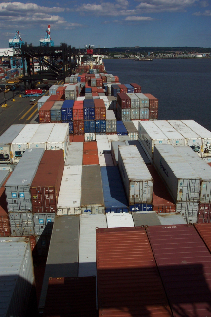 Containers on the SEALAND COMMITMENT