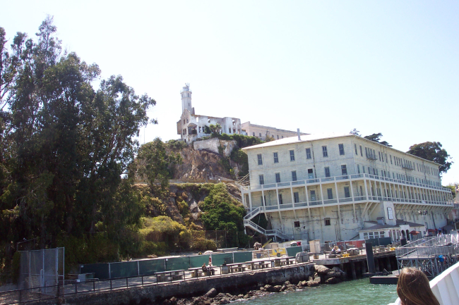 The pier at Alcatraz