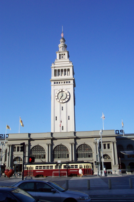 The Ferry Building - a San Francisco landmark along the Embarcadero