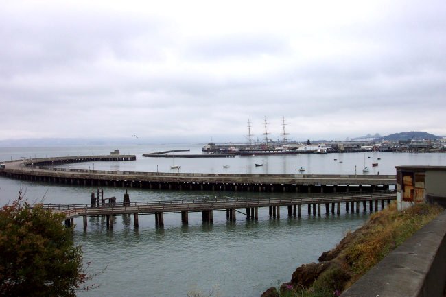 The basin at the San Francisco Maritime National Historic Park