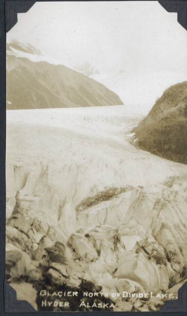 Glacier north of Divide Lake near Hyder
