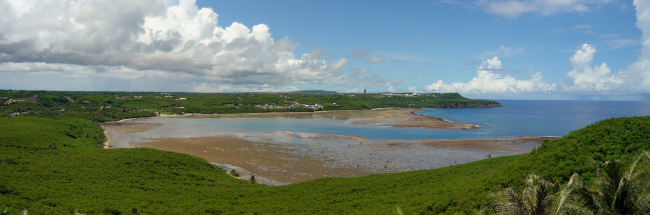 Pago Bay panorama, Guam coastline