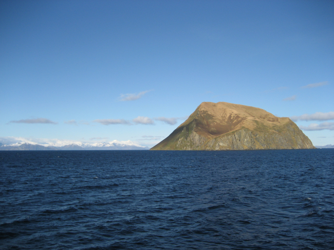 A small island off the Alaska Peninsula