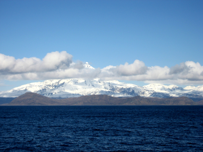 Shishaldin Volcano, one of the great navigationallandmarks of Alaska