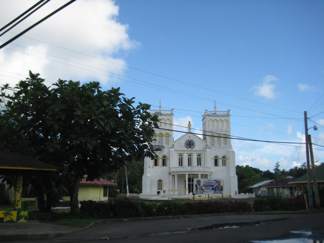A church on the western coast