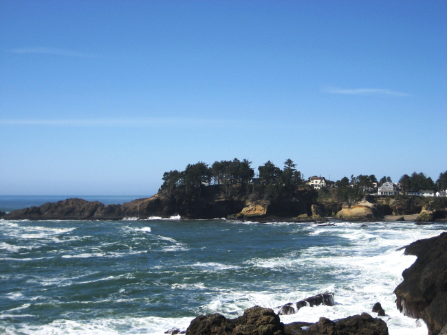 A beautiful cove along the Oregon coast