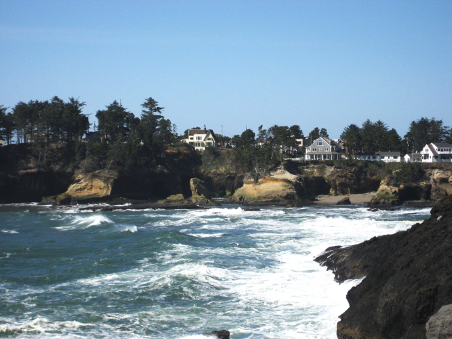 A beautiful cove along the Oregon coast