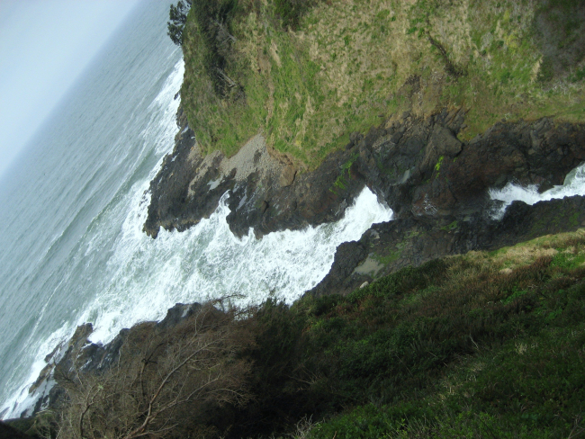 The sea working its way into the continent