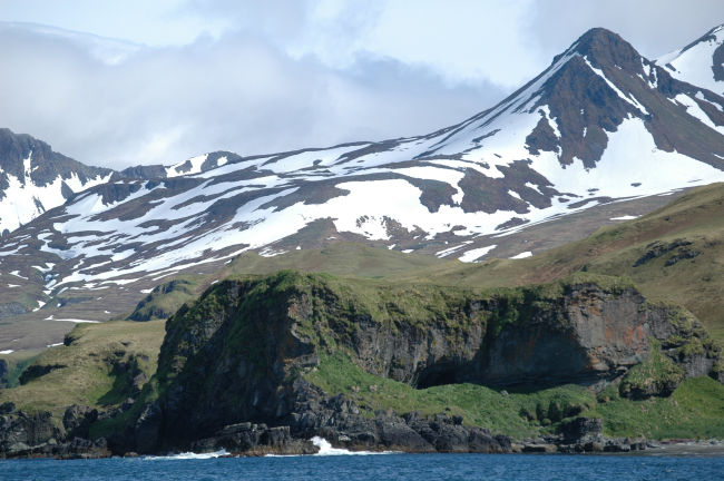 Clouds, mountains, and an ironbound coast