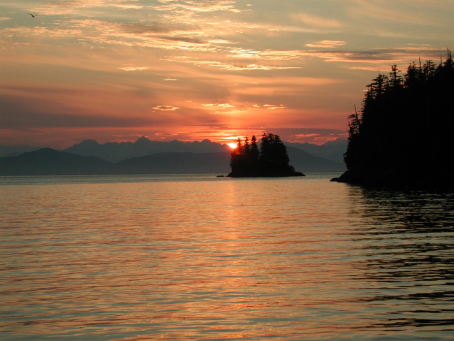 A Herring Bay sunset