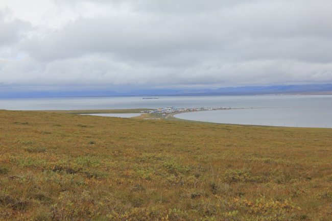 The native village of Teller at the east end of Port Clarence