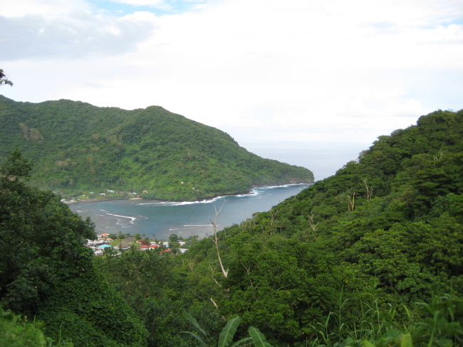 Village on bay