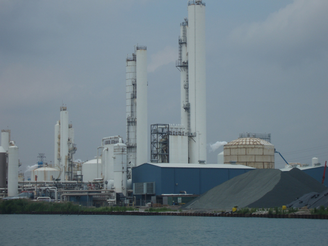 Industry along the Detroit River