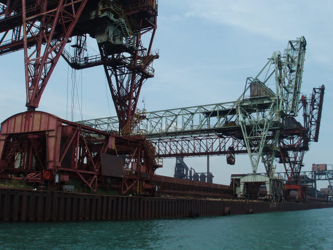 Industry along the Detroit River